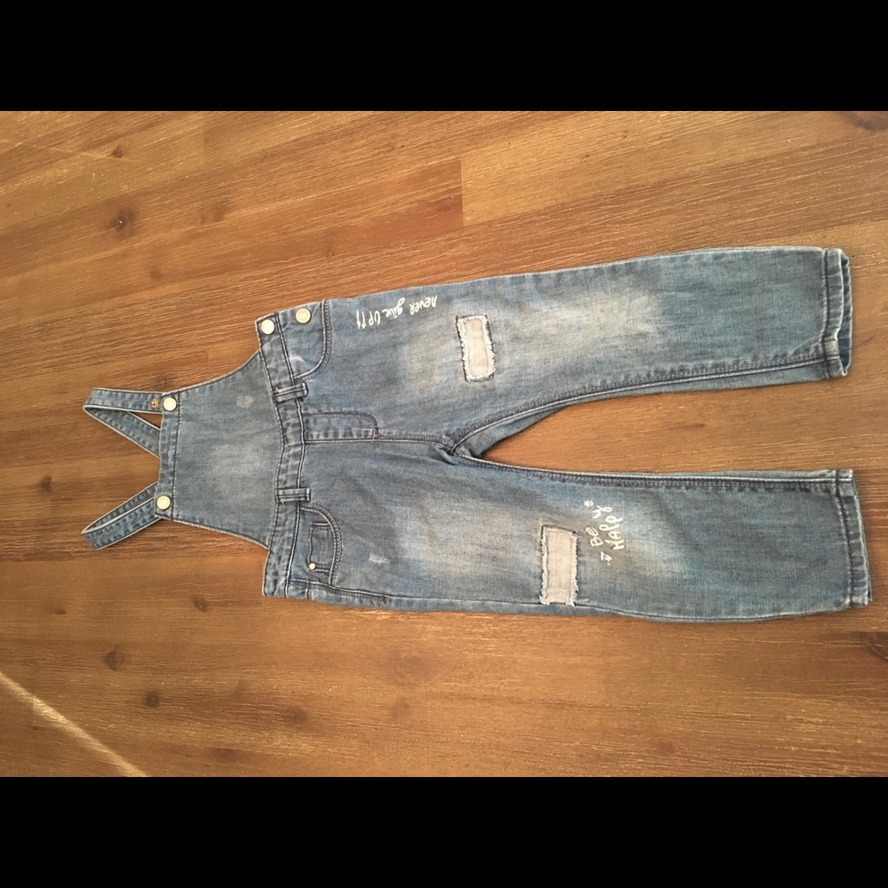 Zara babygirl denim overalls